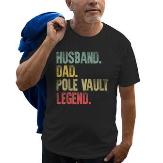 Funny Vintage  Husband Dad Pole Vault Legend Retro Gift For Mens Old Men T-shirt