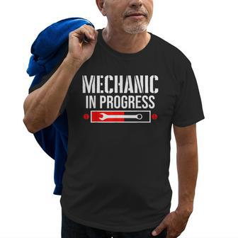 Future Mechanic Funny Auto Mechanic Quotes Sarcasm Gift Old Men T-shirt | Mazezy
