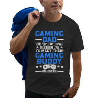 Gamer Fathers Day Gift Video Games Gaming Dad Gaming Old Men T-shirt | Mazezy