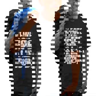 Grandpa Gifts Dad Gifts My Favorite People Call Me Poppa Gift For Mens Old Men T-shirt | Mazezy