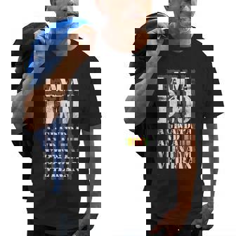 Grandpa Is A Hero Gifts For Veterans Dads A Vietnam Veteran Gift For Mens Old Men T-shirt | Mazezy