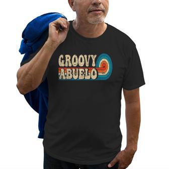 Groovy Abuelo 70S Aesthetic Nostalgia 1970S Mexican Grandpa Gift For Mens Old Men T-shirt | Mazezy