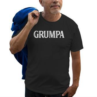 Grumpa Grumpy Grandpa Vintage Style Gift For Mens Old Men T-shirt | Mazezy