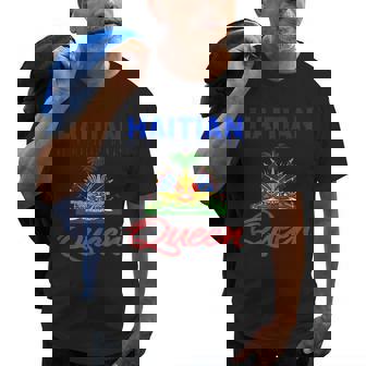 Haitian Queen Dripping Women Perfect Haiti Crown Flag Gift Gift For Womens Old Men T-shirt | Mazezy