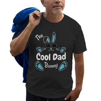 Happy Easter The Cool Dad Bunny Matching Family Easter Old Men T-shirt | Mazezy