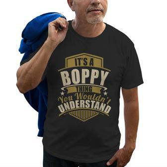 Its A Boppy Wouldnt Understand Xmas Grandpa Gift For Mens Old Men T-shirt | Mazezy