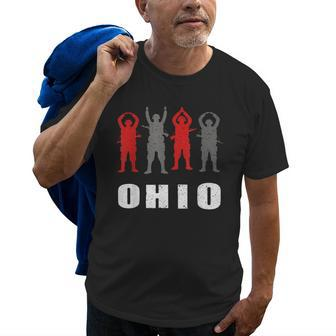 Ohio State | Ohio Pride Soldier Military Veterans Old Men T-shirt | Mazezy