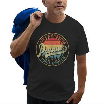 Papaw Like A Grandpa Only Cooler Retro Fathers Day Gift Old Men T-shirt | Mazezy