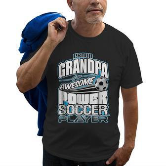 Power Wheelchair Soccer T | Proud Grandpa Gift For Mens Old Men T-shirt | Mazezy
