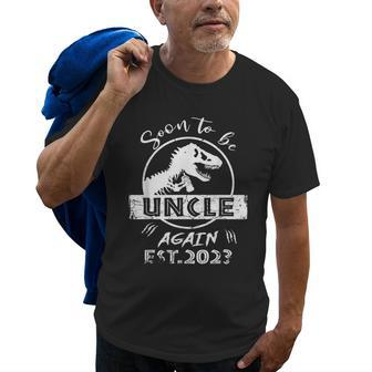 Promoted To Uncle Again 2023 Soon To Be Uncle Again Gift For Mens Old Men T-shirt | Mazezy