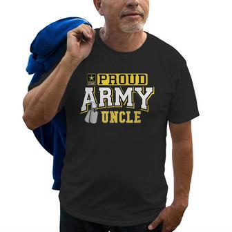 Proud Army Uncle Military Pride T Old Men T-shirt | Mazezy