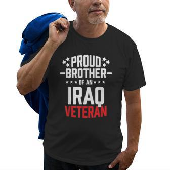 Proud Brother Of An Iraq Veteran Military Freedom Old Men T-shirt | Mazezy