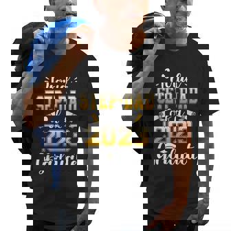 Proud Step Dad Of A Class Of 2023 Graduate Senior Graduation Old Men T-shirt | Mazezy