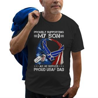 Proud Usaf Dad Air Force Graduation Dad Air Force Dad Old Men T-shirt | Mazezy