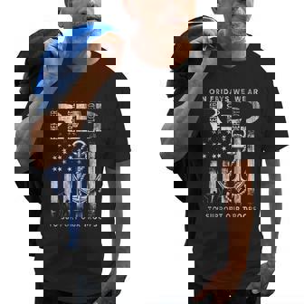 Red Friday Military On Friday We Wear Red Navy Soldier Old Men T-shirt | Mazezy