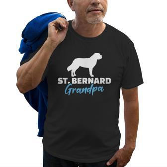 Saint Bernard Grandpa Old Men T-shirt | Mazezy