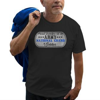 Usa Proud Army National Guard Grandpa  Soldier Gift Old Men T-shirt