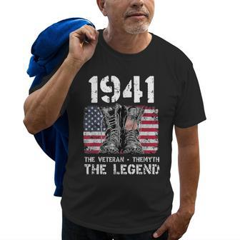 Vintage 1941 Man Myth Legend 80Th Birthday Dad Grandpa Gift For Mens Old Men T-shirt | Mazezy