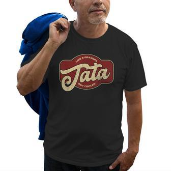 Vintage Tata Like A Grandpa But Cooler Old Men T-shirt | Mazezy UK