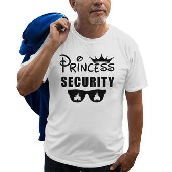 Dad Princess Security Halloween Costume Gift For Mens Old Men T-shirt | Mazezy