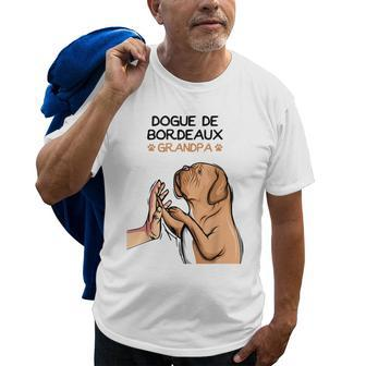 Dogue De Bordeaux Grandpa Dog Gift For Mens Old Men T-shirt | Mazezy