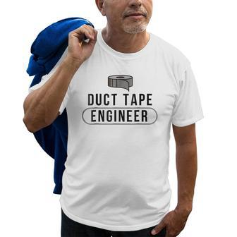 Duct Tape Engineer | Funny Mechanic Humor Old Men T-shirt | Mazezy