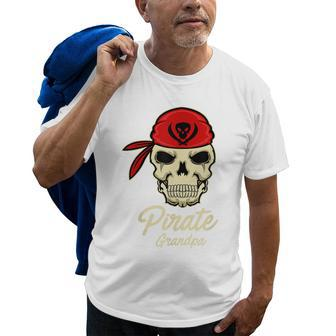 Pirate Grandpa Funny Halloween | Captain Old Men T-shirt | Mazezy