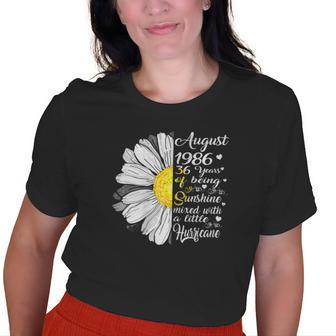 August Girls 1986 Birthday 36 Years Old Made In 1986 Old Women T-shirt | Mazezy