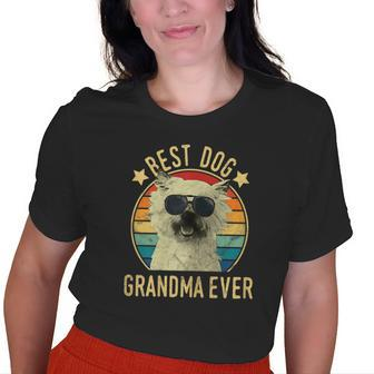 Best Dog Grandma Ever Cairn Terrier Old Women T-shirt | Mazezy