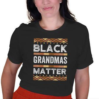 Black Grandma Matter Black History Month Blm Grandmother Old Women T-shirt | Mazezy