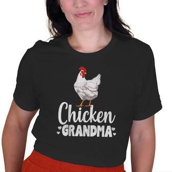 Chicken Grandma Country Farm Animal Old Women T-shirt | Mazezy