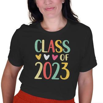 Class Of 2023 High School College Senior Graduation Womens Old Women T-shirt | Mazezy