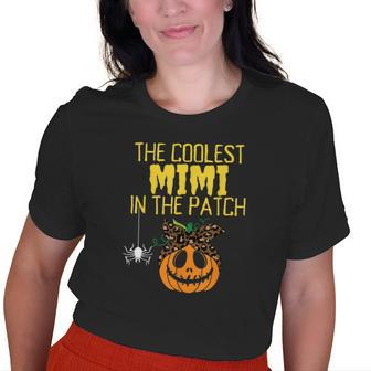 Coolest Mimi In The Patch Grandma Halloween Costume Nana Old Women T-shirt | Mazezy