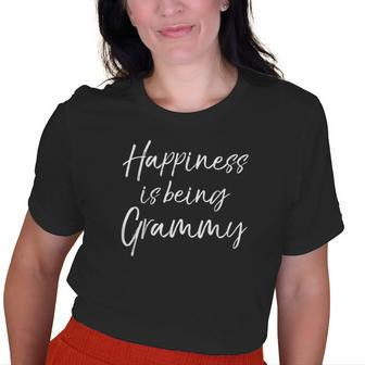 Cute Grandma From Grandkids Happiness Is Being Grammy Old Women T-shirt | Mazezy