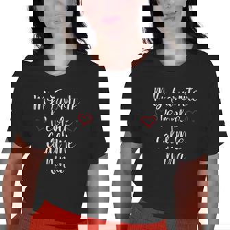 My Favorite People Call Me Nina For Grandma Old Women T-shirt | Mazezy