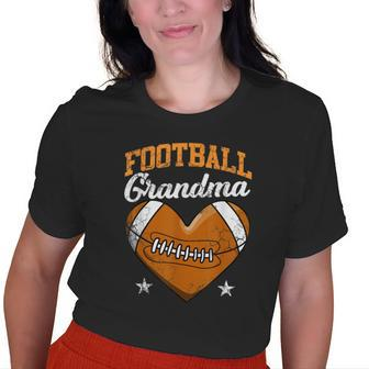 Football Grandma Grandmother Grammy Old Women T-shirt | Mazezy