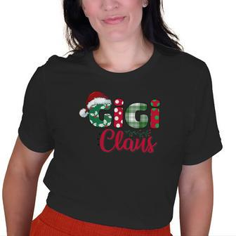Gigi Claus Grandma Claus Santa Christmas Old Women T-shirt | Mazezy