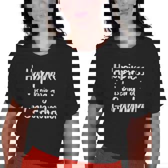 Grandma Happiness Is Being A Grandma Old Women T-shirt | Mazezy
