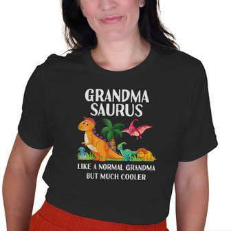 Grandmasaurus Grandma Saurus Women Dinosaur Family Matching Old Women T-shirt | Mazezy