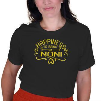 Happiness Is Being A Noni Grandma Women Old Women T-shirt | Mazezy AU