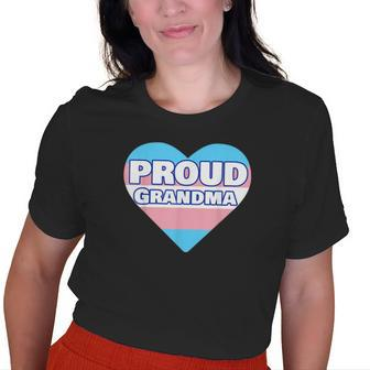 Lgbt Proud Grandma Transgender Supporter Old Women T-shirt | Mazezy