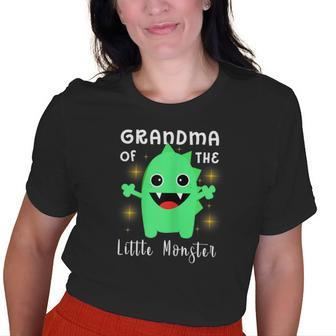 Little Monster Outfit Grandma Of The Little Monster Old Women T-shirt | Mazezy DE