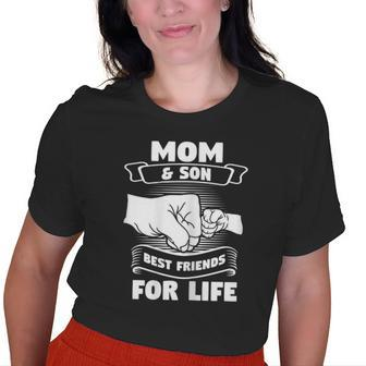Mom & Son Best Friends For Life Mom Old Women T-shirt | Mazezy