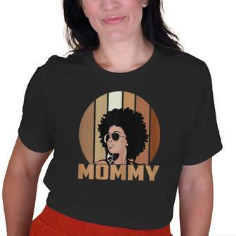 Mommy African American Afro Black Mom Momma Old Women T-shirt | Mazezy