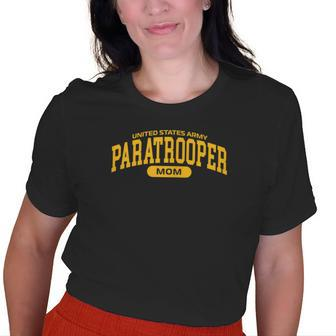 Proud Army Paratrooper Mom Old Women T-shirt | Mazezy