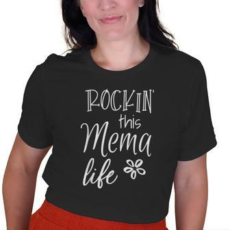 Rockin This Mema Life Special Grandma Old Women T-shirt | Mazezy