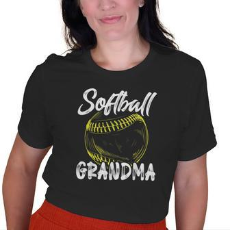 Softball Grandma Women Family Matching Players Old Women T-shirt | Mazezy