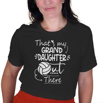 Thats My Granddaughter Out There Volleyball For Grandma Old Women T-shirt | Mazezy
