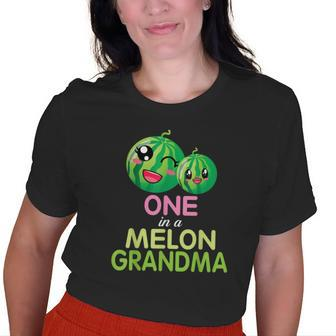 Watermelons Dance Together Happy Day One In A Melon Grandma Old Women T-shirt | Mazezy