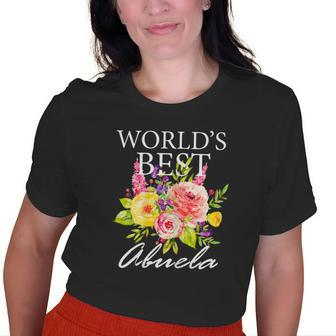 Worlds Best Abuela Hispanic Spanish Grandma Old Women T-shirt | Mazezy
